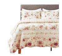 Greenland Home Antique Rose King Quilt Set
