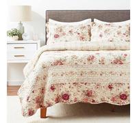 Greenland Home Antique Rose Twin Quilt Set