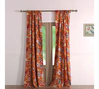 Greenland Home Astoria Curtain Panel Pair, 95-inch L, Spice