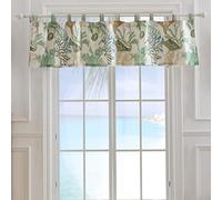 Greenland Home Barefoot Bungalow Atlantis Window Valance, 84x19-inch, Jade