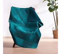 Greenland Home Throw Blanket, Teal, 50 W x 60 L