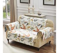 Greenland Home Barefoot Bungalow Willow Loveseat Slipcover Natural