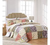Greenland Home Bedspread Set, Cotton, Multicolor, King