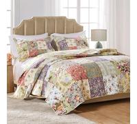 Greenland Home Blooming Prairie Twin Quilt Set