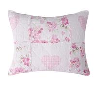 Greenland Home Fashions Veronica's Hearts Shabby Chic Collection, Ruffled Standard Pillow Sham