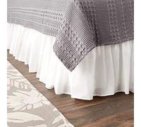Greenland Home Queen Cotton Voile Bedskirt, White
