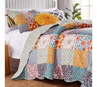 Greenland Home Quilt Set, Calico Patches, 3-Piece Full/Queen
