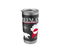 Greenland Icebear Compass Flag Map Greenland Stainless Steel Insulated Tumbler
