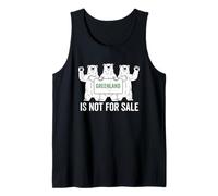 Greenland is not for Sale Polar Bear Greenland Denmark Tank Top