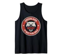Greenland is Not for Sale Polar Bear Resist Graphic Tank Top