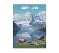 Greenland，Jigsaw Puzzles for Adults 1000 Piece, Classic Puzzle Teens Boys Girls Puzzles Sturdy Tight Fitting Pieces,Letters On Back for Ideal Challenging And Gift（38x26cm）-A35