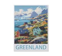 Greenland，Jigsaws Puzzles 1000 Pieces Classic Jigsaws Educational Games Toys，Best Gift for Adults and Kids（38x26cm）-DO68