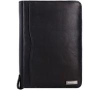 Greenland Nature Black Nappa ring folder leather 19 cm black