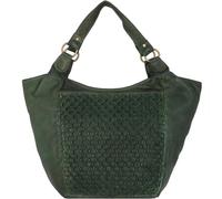 Greenland Nature Femi & Nine Shoulder Bag Genuine Leather 38 cm green