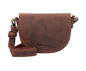 Greenland Nature Montenegro shoulder bag leather 12 cm brown