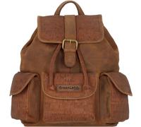 Greenland Nature Nature City backpack leather 33 cm brown
