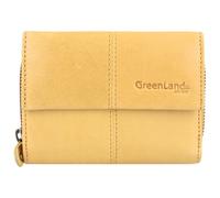 Greenland Nature Nature Soft wallet RFID leather 13 cm yellow