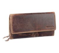 GreenLand Nature purse Montana Long Wallet RFID Brown