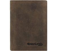 Greenland Nature Wallet RFID leather 9 cm brown