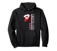 Greenland - Nordic Adventure - Greenland Flag Souvenir Pullover Hoodie