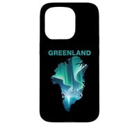 Greenland Northern Lights Nuuk Arctic Aurora Scene Vacation Case for iPhone 15 Pro