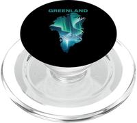 Greenland Northern Lights Nuuk Arctic Aurora Scene Vacation PopSockets PopGrip for MagSafe