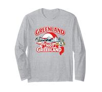 Greenland Not Greedland Anti-Exploitation Sovereignty Long Sleeve T-Shirt