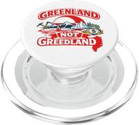 Greenland Not Greedland Anti-Exploitation Sovereignty PopSockets PopGrip for MagSafe