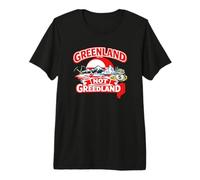 Greenland Not Greedland Anti-Exploitation Sovereignty Premium T-Shirt