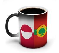 Greenland Oromo Liberation Front Flag Magic Coffee Mug Color Changing Cup