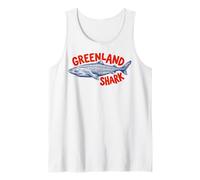 Greenland Shark Illustration Tank Top