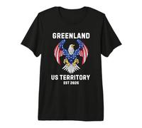 Greenland USA Purchase 51st State Patriotic Eagle Est 2026 Premium T-Shirt