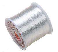 Greenlans 80 Yards White Stretchy Elastic Crystal Cord Thread For Jewelry Making