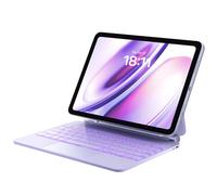 GreenLaw for iPad 11th(A16,2025)/10th(2022) Generation Case with Keyboard, Magic-Style Keyboard Stand, 7 Color Backlit, Stain-Resistant Surface, Multi-Touch Trackpad, Light Purple