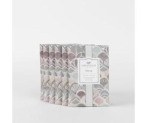 Greenleaf 6x HAVEN - Fresh Scented Sachet Bag - Fragrance Notes of Beach Air, Lavender, Jasmine, Amber, Sweet Musk - Drawer Fragrance Wardrobe Air Room Freshener for Living Room Bathroom Laundry