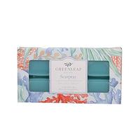 Greenleaf 73g Seaspray Wax Melts Snap Bars, Highly Scented & Long Lasting Soy Blend Wax Melt, for Oil Electric Burner, Fresh & Clean Home Fragrance