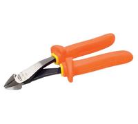 Greenlee 0251-08A-INS 8-Inch Insulated Angled Diagonal Cutting Pliers, Orange