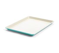 GreenLife Bakeware Healthy Ceramic Non-Stick 47.7cm x 34.7cm Large Baking Sheet, PFAS Free, Dishwasher Safe, Oven Safe, Turquoise