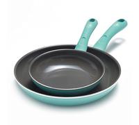 GreenLife CC002347-001 Soft Grip Healthy, PFAS Free Ceramic Nonstick, Bakelite Handles, Turquoise Diamond
