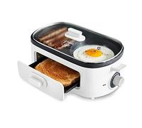 GreenLife CC006796-001 Breakfast Maker, PFAS Free Ceramic Nonstick, White