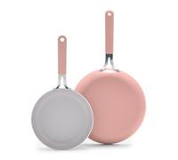 GreenLife Dream 8" and 10" Frying Pan Skillet Set, PFAS-Free, PFOA-Free, Dishwasher Safe, Oven Safe, Stay-Cool Handle, Dusty Rose