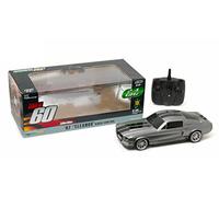 Greenlight 1:18 Scale 1967 Ford Mustang Shelby GT 500 Eleanor from Gone in 60 Seconds 2000 Movie RC Radio Remote Control Car Metallic Grey/Black - By Collectibles