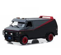 1/24 GREENLIGHT DIECAST 1983 GMC VANDURA VAN "THE A-TEAM" TV SERIES BLACK & GREY