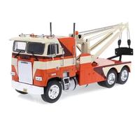 GREENLIGHT 1/43 1984 FREIGHTLINER FLA 9664 WRECKER/RECOVERY TRUCK ORANGE & CREAM