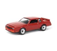 Greenlight 1/64 1985 Chevrolet Monte Carlo SS, Burgundy, Midwest Diecast 51566-A