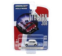 Greenlight 1:64 Hollywood Series 28 - The Italian Job (1969) - 1967 Austin Mini Cooper S 1275 MkI - White with Black Leather Straps 44880-C