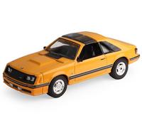Greenlight 125402-C 1982 Foxbody Mustang Medium Vanilla 1:64 Diecast | Medium Vanilla • Foxbody Mustang • 1:64 Scale • Adult Collectible