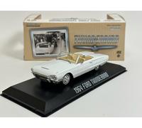 Greenlight 1964 Ford Thunderbird Covertible Wimbledon White 1:43 Scale 86625