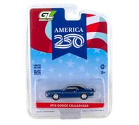 Greenlight 1970 Dodge Challenger Die-Cast Model Car, 1:64 Scale, America 250 Anniversary Collection, Limited Edition 28180-A