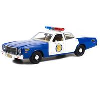 Greenlight 1975 Fury Osage County Sheriff Blue and White 1/24 Diecast Model Car 84105
